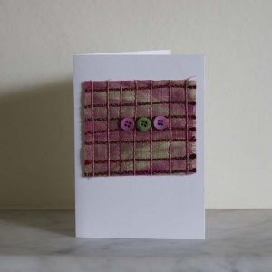 Embroidered Hand Made Card