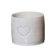Single Heart  Porcelain Tea Lights